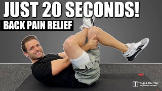 6 Exercises To Relieve Back Pain In 9 Minutes  FOLLOW ALONG [upl. by Nanette]