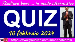 QUIZ commentati in diretta con Simone Chiarelli 1022024 [upl. by Ahsropal741]