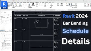 Revit 2024 Tutorial Creating Accurate Bar Bending Schedule Details [upl. by Korb]