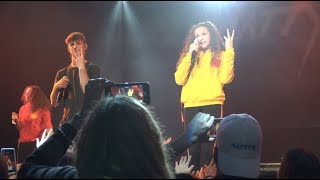 MattyB and the Haschak Sisters  Clique Live in NYC [upl. by Wolliw]