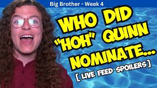 BB26 Live Feed Spoilers Who Got Nominated in Week 4 – Angela amp Quinn’s Twisted HoH bigbrother [upl. by Burhans]