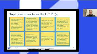 UC COSMOS Personal Essay strategy [upl. by Urbannal942]