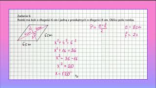 TWIERDZENIE PITAGORASA jak obliczyć boki trójkąta 6 zadania dla klasy VII i VIII [upl. by Ellga]