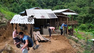 Generator Repair Process House Floor Leveling Completed  Family Farm [upl. by Gordon]