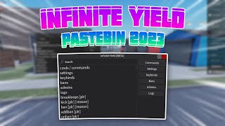 Infinite Yield Admin Pastebin 2023 [upl. by Anhoj]