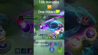 10k minions💀 vs One Hiters✅️ mobilelegends mobilelegendsbangbang mlbbcreatorcamp mlbbshorts ml [upl. by Hcirteid]