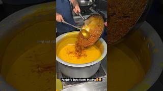 Punjabi’s Style Kadhi Making😍😋 Indian Street Food [upl. by Trinidad]