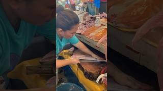 Fresh Dorado fish filets at Dumaguete Market [upl. by Aggappora]