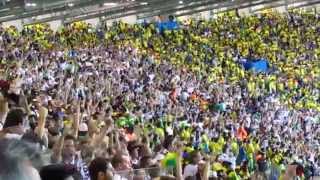 Third and fourth German goals celebration in the stadium in a single quick shot [upl. by Alys243]