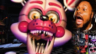 EVERY ANIMATRONIC EVER were gonna die  FNAF Ultimate Custom Night 1 [upl. by Ahselet79]