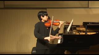 H Wieniawski Scherzo Tarantelle op16 by Noah Lee 13years old [upl. by Aitsirk]