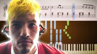 CUT MY LIP Twenty One Pilots  Piano Tutorial  SHEETS [upl. by Yevreh]