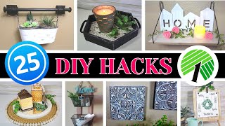 25 GENIUS Dollar Store HACKS  HIGHEND Dollar Tree 1 DIYS [upl. by Rodman]