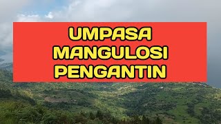 UMPASA MANGULOSI PENGANTIN BELAJAR BUDAYA BATAK TOBA [upl. by Cormier]