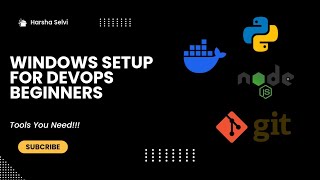 Windows Setup for DevOps Beginners Tools You Need  Tamil  Harsha Selvi [upl. by Haidebez]