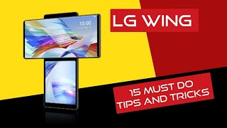 ▁ ▂ ▄ ▅ ▆ ▇ █ Lg Wing 5G  15 Awesome Must Do Tips amp Tricks █ ▇ ▆ ▅ ▄ ▂ ▁ [upl. by Renruojos]