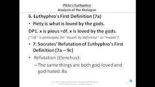 0411415 Euthyphros First Definition of Piety [upl. by Delilah799]