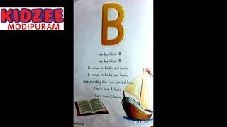 NURSERY LETTER B RHYME  KIDZEE MODIPURAM kidzee kidzeeindia kidzeestudents kidz onlineclasses [upl. by Elamrej]