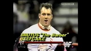 Brutus Beefcake vs Honky Tonk Man Wrestling Challenge Nov 1st 1987 [upl. by Aeila]