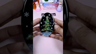 🎄 Epoxy Resin Art 🎄 Christmas Resin Fridge Magnet shorts epoxyresinart [upl. by Holder]