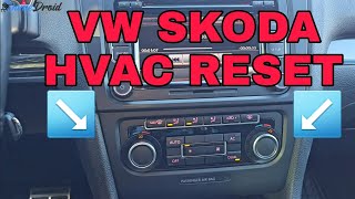 How to reset and calibrate HVAC flaps in VW Skoda Climatronic 🚗👨‍🔧❄️ [upl. by Chick]