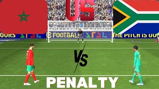 PENALTY SHOOTOUT 🤬MATCH  MOROCCO VS SOUTH AFRICA  ASHRAF HAKIMI VS PERCY TAU  eFOOTBALL™ GAME [upl. by Aisekal]