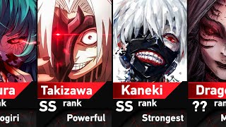 Strongest Ghouls in Tokyo Ghoul [upl. by Ehrsam257]