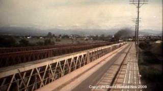 Steam train leaving Oudtshoorn South Africa in Jan 1979 [upl. by Zeugirdor491]