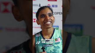 How Did Thinaah Muralitharan Get On At The World Smash Speed Record Test badmintonplayerinterview [upl. by Ecniuq732]