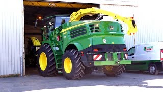 NEW John Deere 8400i en préparation pour lensilage 2017  Ouest Agri Charente [upl. by Jedthus]