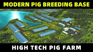 2022 Modern Pig Farm Design Plan  Pig Breeding Project [upl. by Noraha]