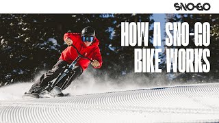 How a SNOGO Ski Bike Works [upl. by Metcalf]