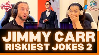 First Time Hearing Jimmy Carr Riskiest Jokes Vol 2 Reaction  WILL PART 2 BE AS RISKY AS PART 1 [upl. by Kyrstin258]