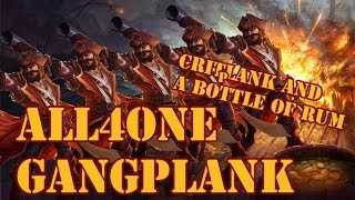 All for one Gangplank League of Legends Full Gameplay 36 [upl. by Nomolas]