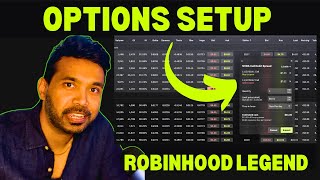 How To Setup Robinhood Legend For Options Trading [upl. by Okiek239]