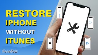 How to Restore iPhone Without iTunes iPad [upl. by Mihe94]