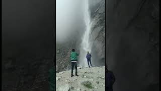 Vasudhara falls♥️♥️♥️vasudhara mana badrinath uttrakhand uttrakhandtourism travel travelling [upl. by Davilman]