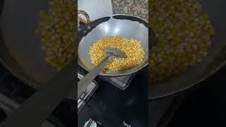 How to make popcorn at home  food youtubeshorts trending foryou foodie foodlover foodblogger [upl. by Alikahs95]