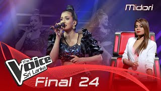 Midori Karunaratne  Dasaman Malak Wage දෑ සමන් මලක් වගේ  Final 24  The Voice Sri Lanka [upl. by Dituri]