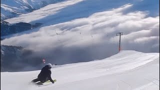 Patrick Baetz and Valentina Fankhauser in St Anton 🇨🇭⛷ [upl. by Alphonsine]