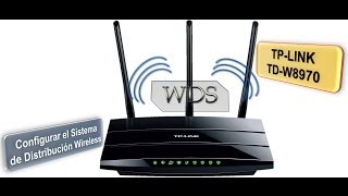 Configurar WDS TPLINK TD W8970 [upl. by Heddi]