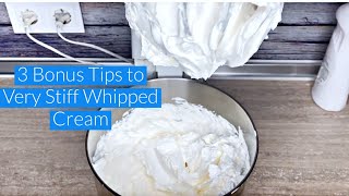 STABILIZED WHIPPED CREAM WITHOUT GELATIN [upl. by Airehs]