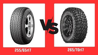 Tire Size 25565r17 vs 26570r17 [upl. by Einner]