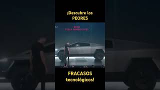 ¡Descubre los PEORES FRACASOS tecnológicos tecnologia curiosidades tech ai [upl. by Keven]