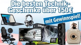 Die besten TechnikGeschenke ab 150 Euro 🎄🎄 Weihnachten 2018 GeschenkeTipps Gewinnspiel [upl. by Gerome536]