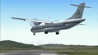 ATR72 Olympic Airways FS2004 Toy2Day [upl. by Aynuat]