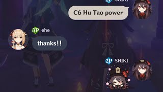 IQ 200 play with C6 Hu Tao [upl. by Bergeron]