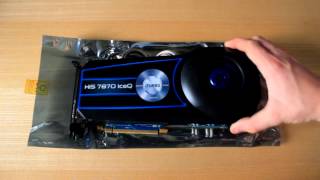 UnBoxing amp First Look AMD HIS 7870 IceQ 2GB GDDR5 Graphics Card [upl. by Ihcelek618]