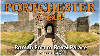 Roman Fort to Royal Palace  Portchester Castle amp Village Tour [upl. by Oibaf]