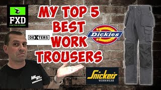 My Top 5 Work Trousers Reviewed in 2017 [upl. by Betty]